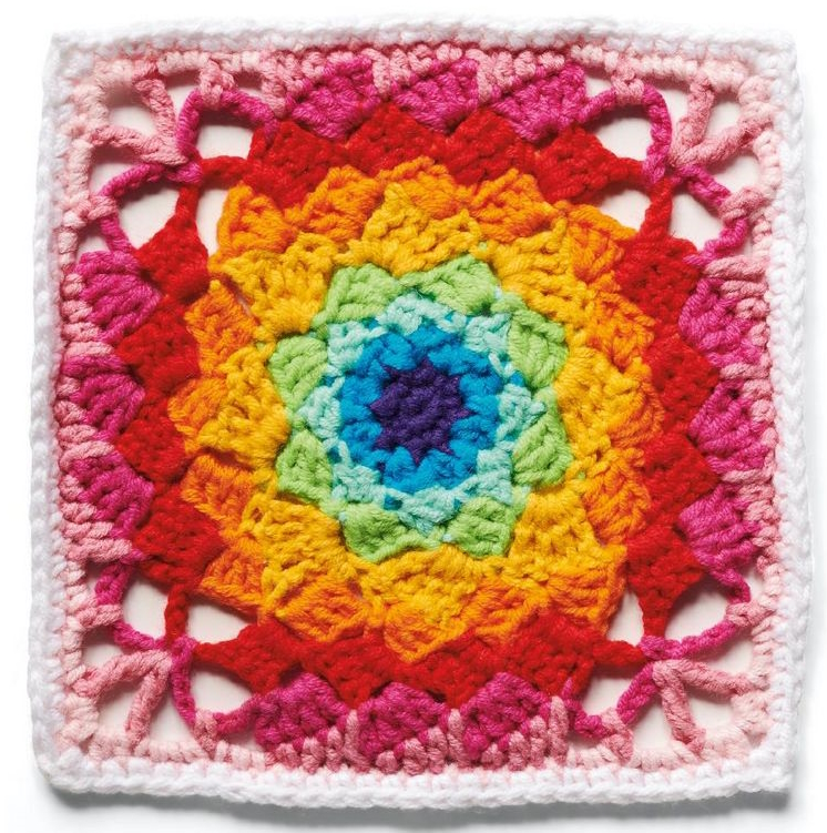 interesting granny square