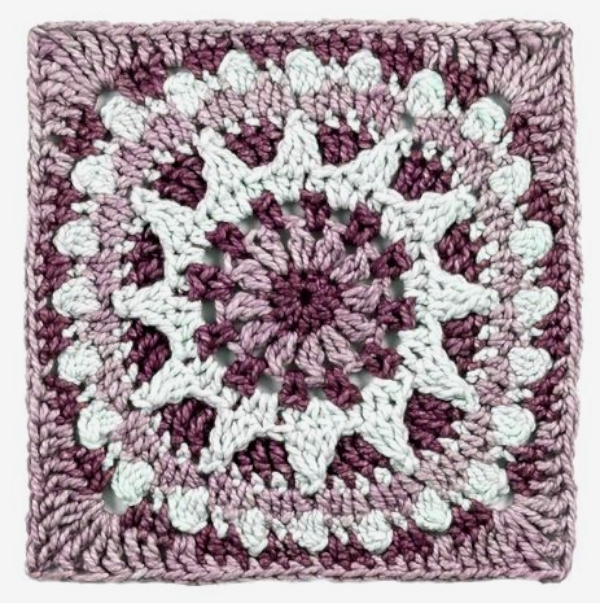 wheel granny square